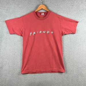Vintage 90's 1996 Friends T Shirt Salmon Red Single Stitch FOTL Tag Adult Large